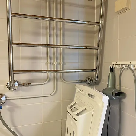 דירה 1br - Private Sauna & Balcony - Extra Single Bed